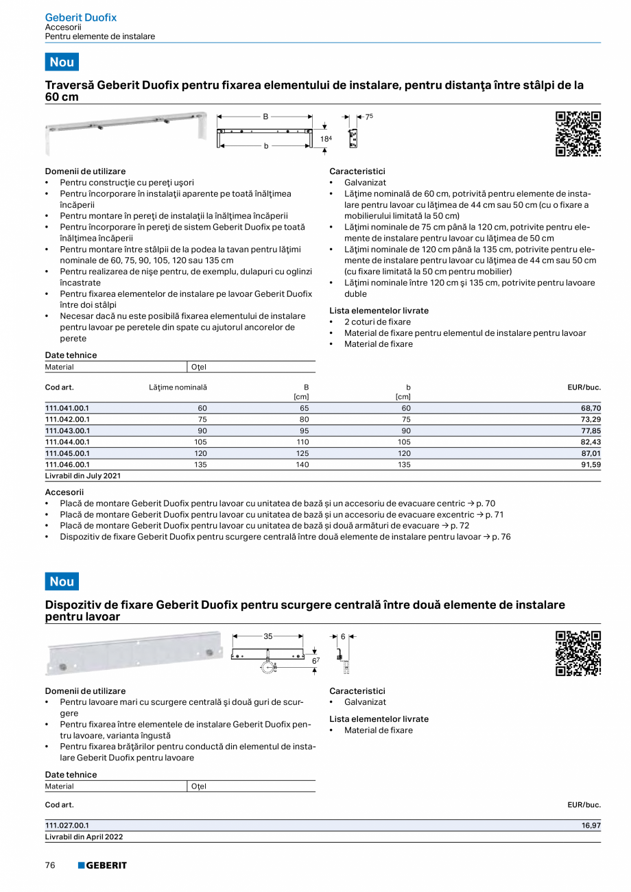 Pagina 75-Catalog GEBERIT - Sisteme sanitare - 2022  Catalog, brosura Romana ălare

4 / 4,5 / 6 / 7,5 l
...