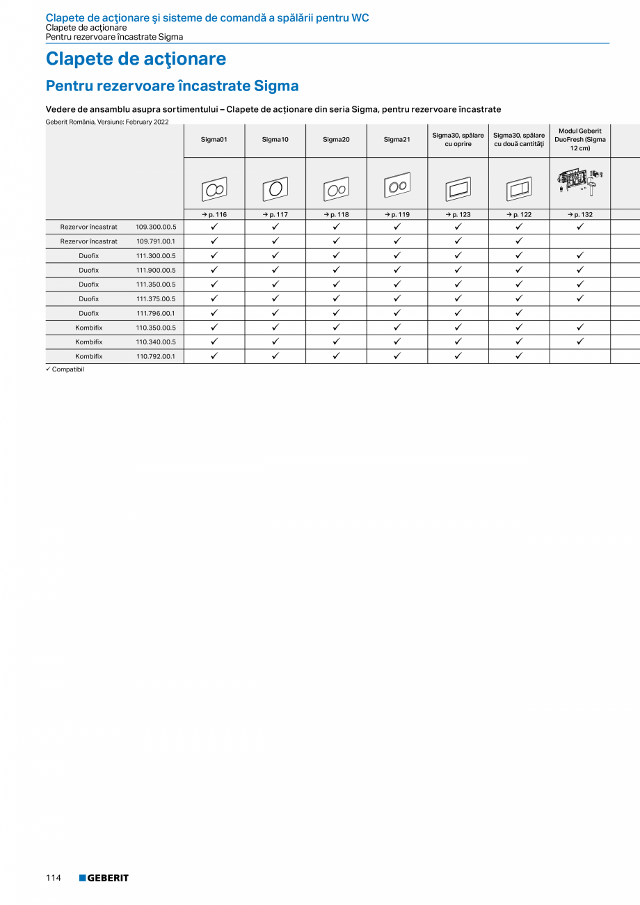 Pagina 113-Catalog GEBERIT - Sisteme sanitare - 2022  Catalog, brosura Romana  Casetă de protecţie pentru...