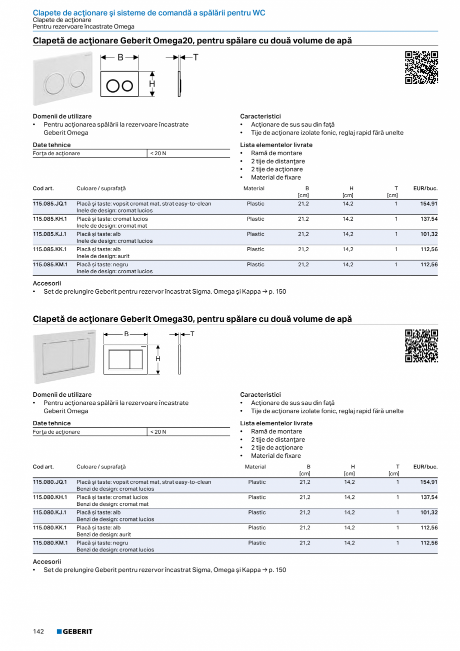 Pagina 141-Catalog GEBERIT - Sisteme sanitare - 2022  Catalog, brosura Romana de hidroizolație de 10 cm...