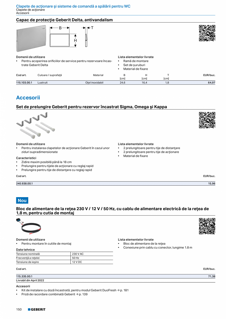 Pagina 149-Catalog GEBERIT - Sisteme sanitare - 2022  Catalog, brosura Romana 

%

%







 
E

%...