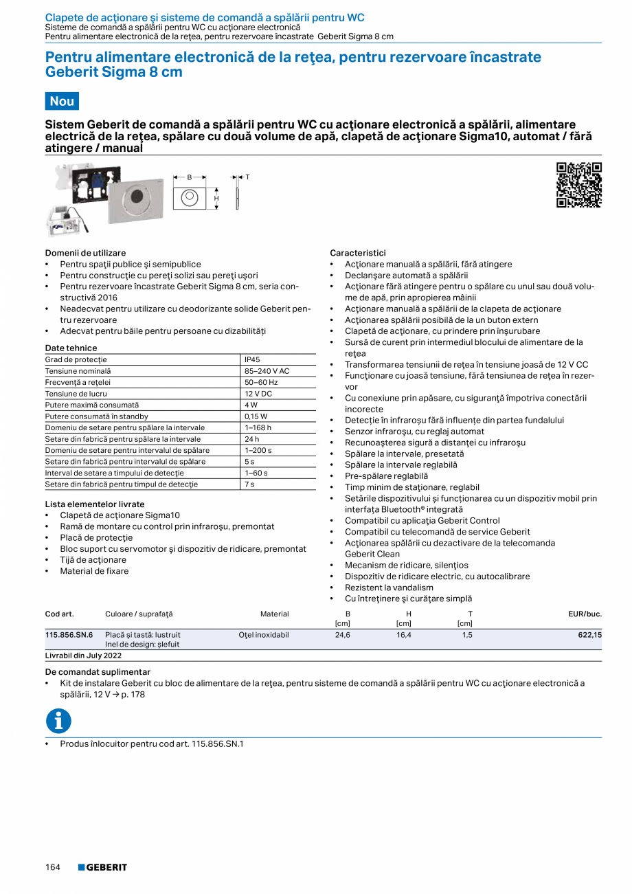 Pagina 163-Catalog GEBERIT - Sisteme sanitare - 2022  Catalog, brosura Romana hnice
Material

Oţel

Cod art.

...