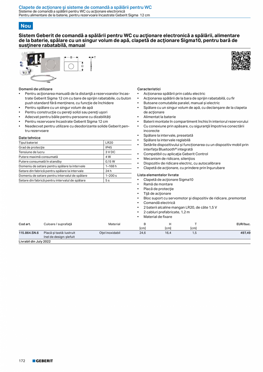 Pagina 171-Catalog GEBERIT - Sisteme sanitare - 2022  Catalog, brosura Romana • Post spălarea imediată...