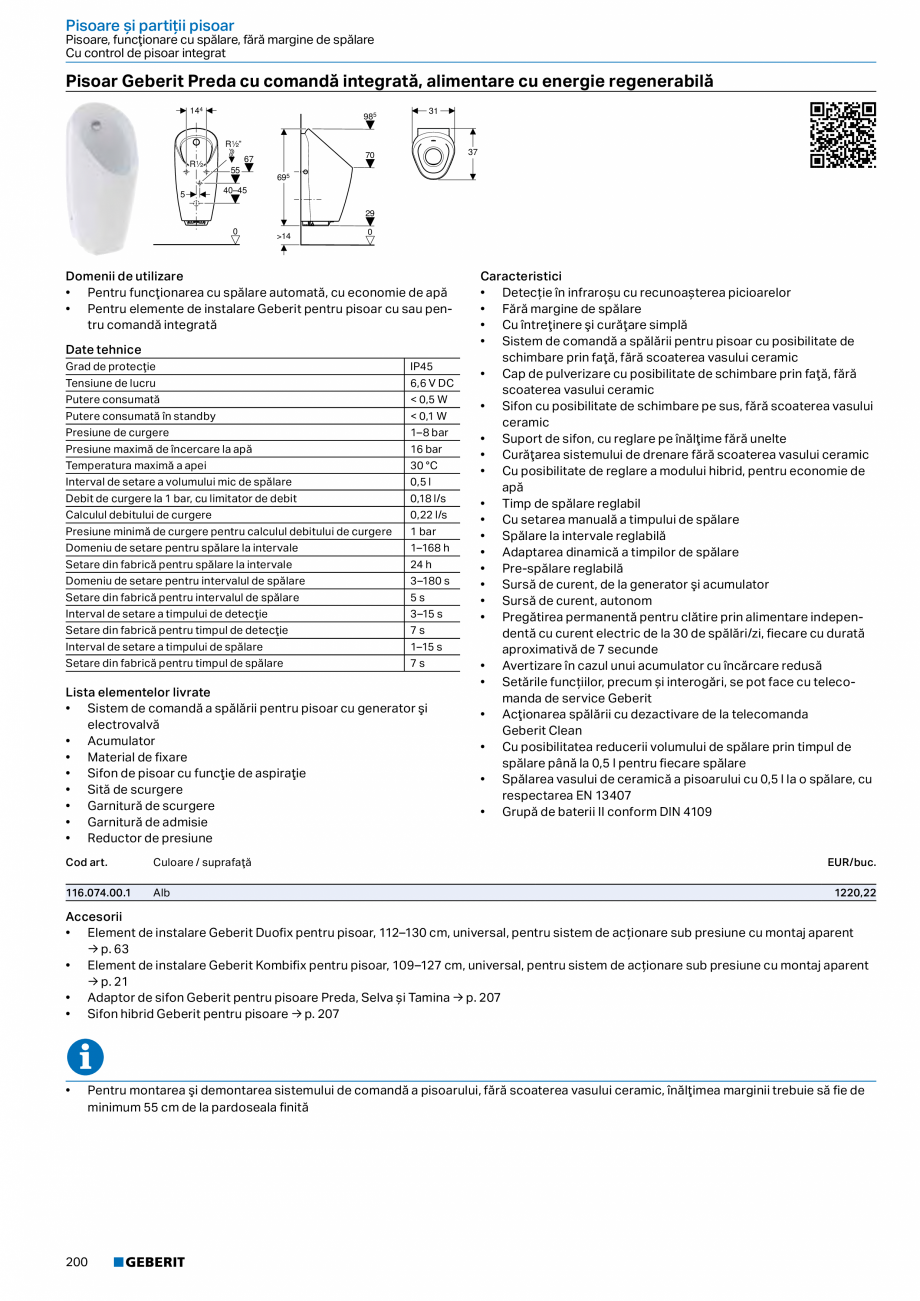 Pagina 199-Catalog GEBERIT - Sisteme sanitare - 2022  Catalog, brosura Romana cu inel de etanşare
• Adeziv...