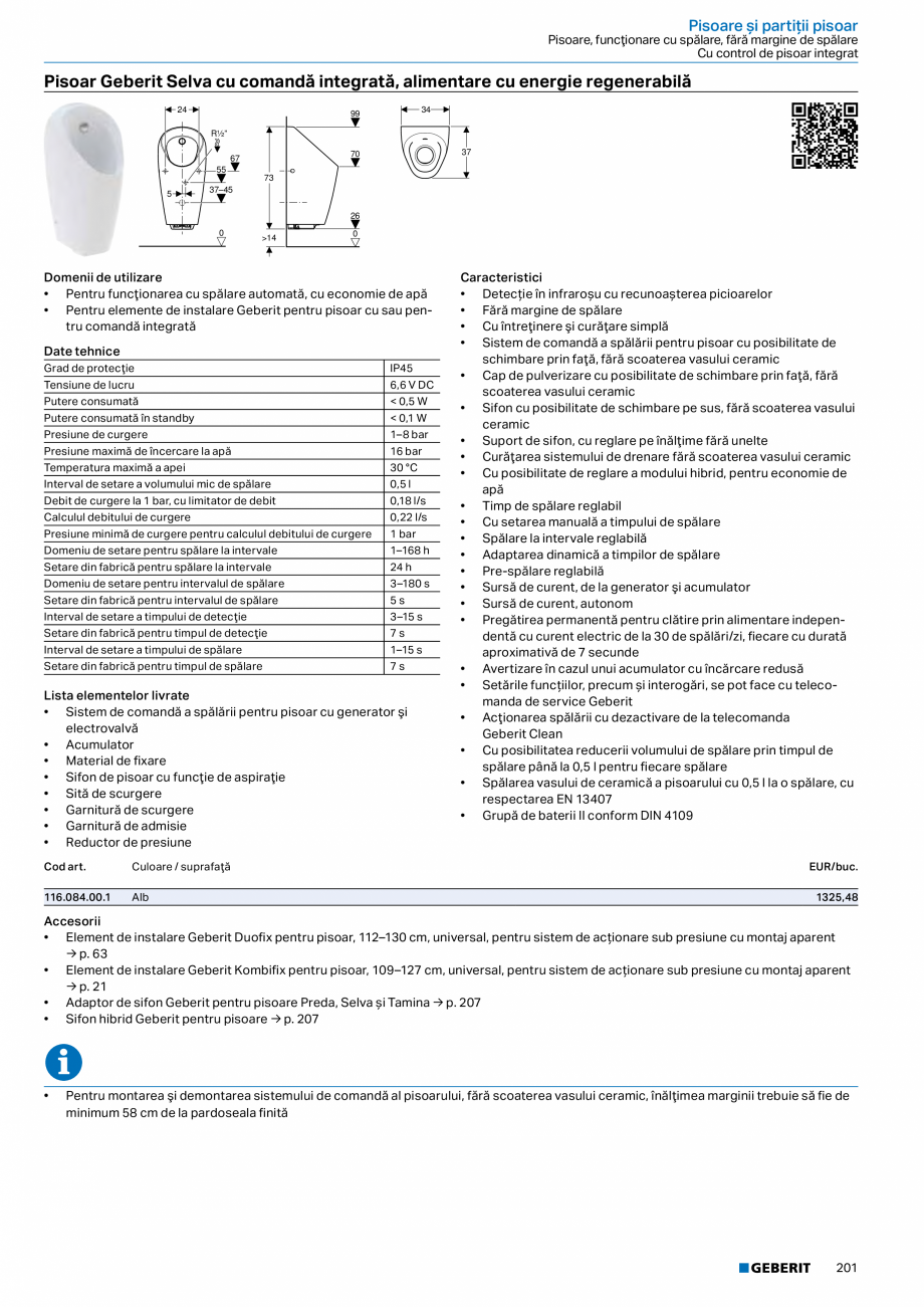 Pagina 200-Catalog GEBERIT - Sisteme sanitare - 2022  Catalog, brosura Romana racord spălare Geberit cu mufă
...