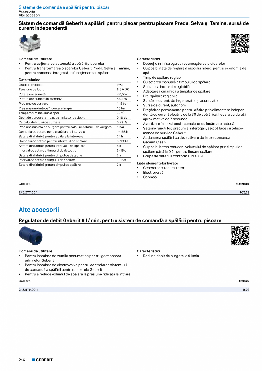 Pagina 245-Catalog GEBERIT - Sisteme sanitare - 2022  Catalog, brosura Romana ane: după dorința clientului
...