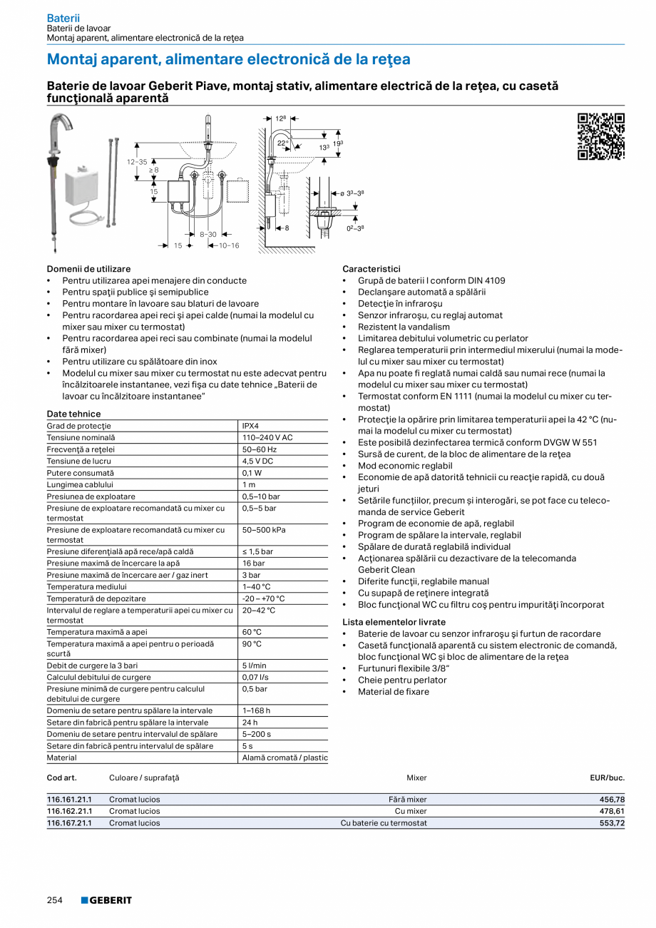 Pagina 253-Catalog GEBERIT - Sisteme sanitare - 2022  Catalog, brosura Romana de curăţare Geberit DuoFresh...