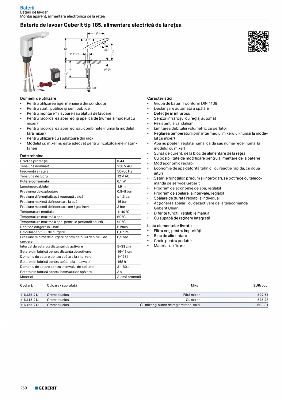 Pagina 257-Catalog GEBERIT - Sisteme sanitare - 2022  Catalog, brosura Romana 

115.788.JL.2

Placă de bază...