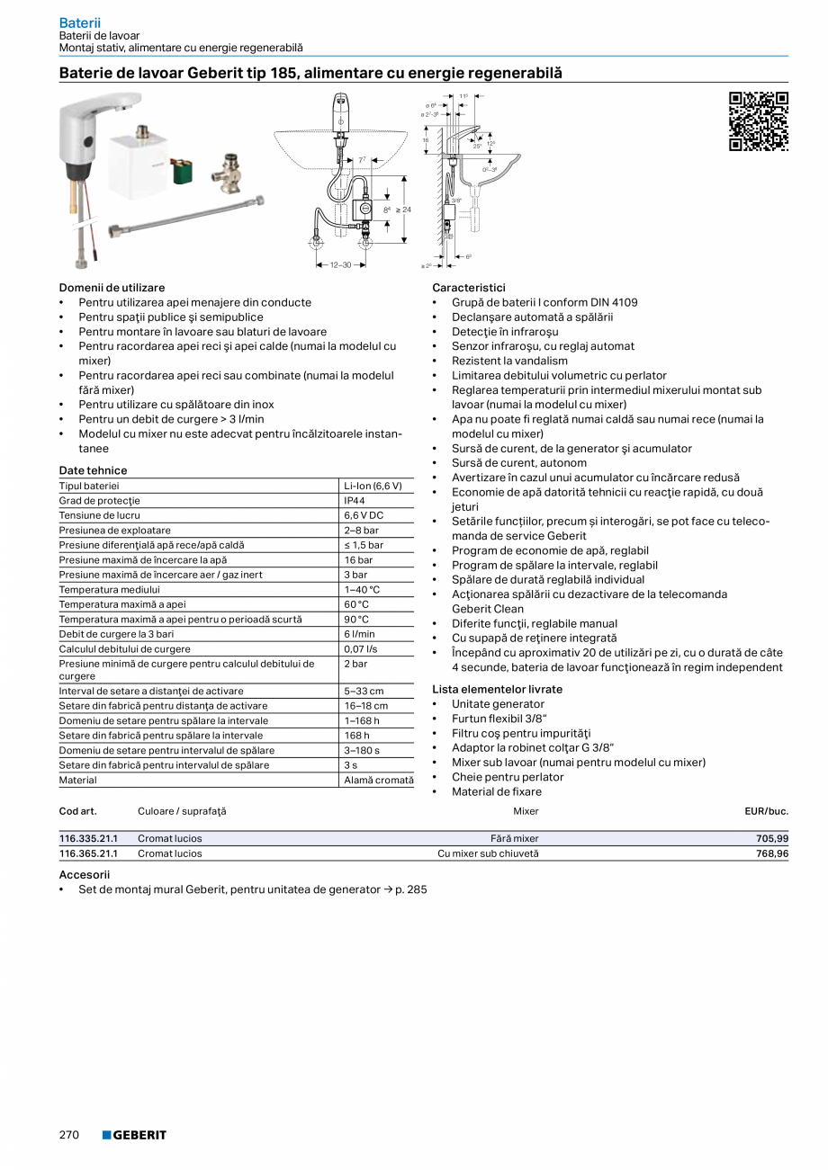 Pagina 269-Catalog GEBERIT - Sisteme sanitare - 2022  Catalog, brosura Romana 
Forţa de acţionare

Cod art.

...