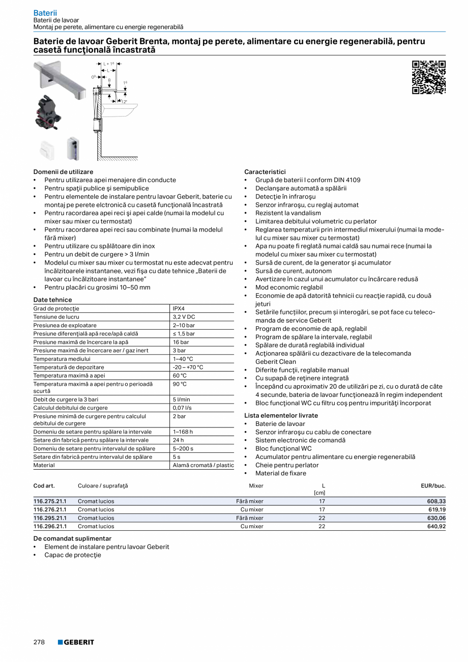 Pagina 277-Catalog GEBERIT - Sisteme sanitare - 2022  Catalog, brosura Romana introducerea Geberit DuoFresh...