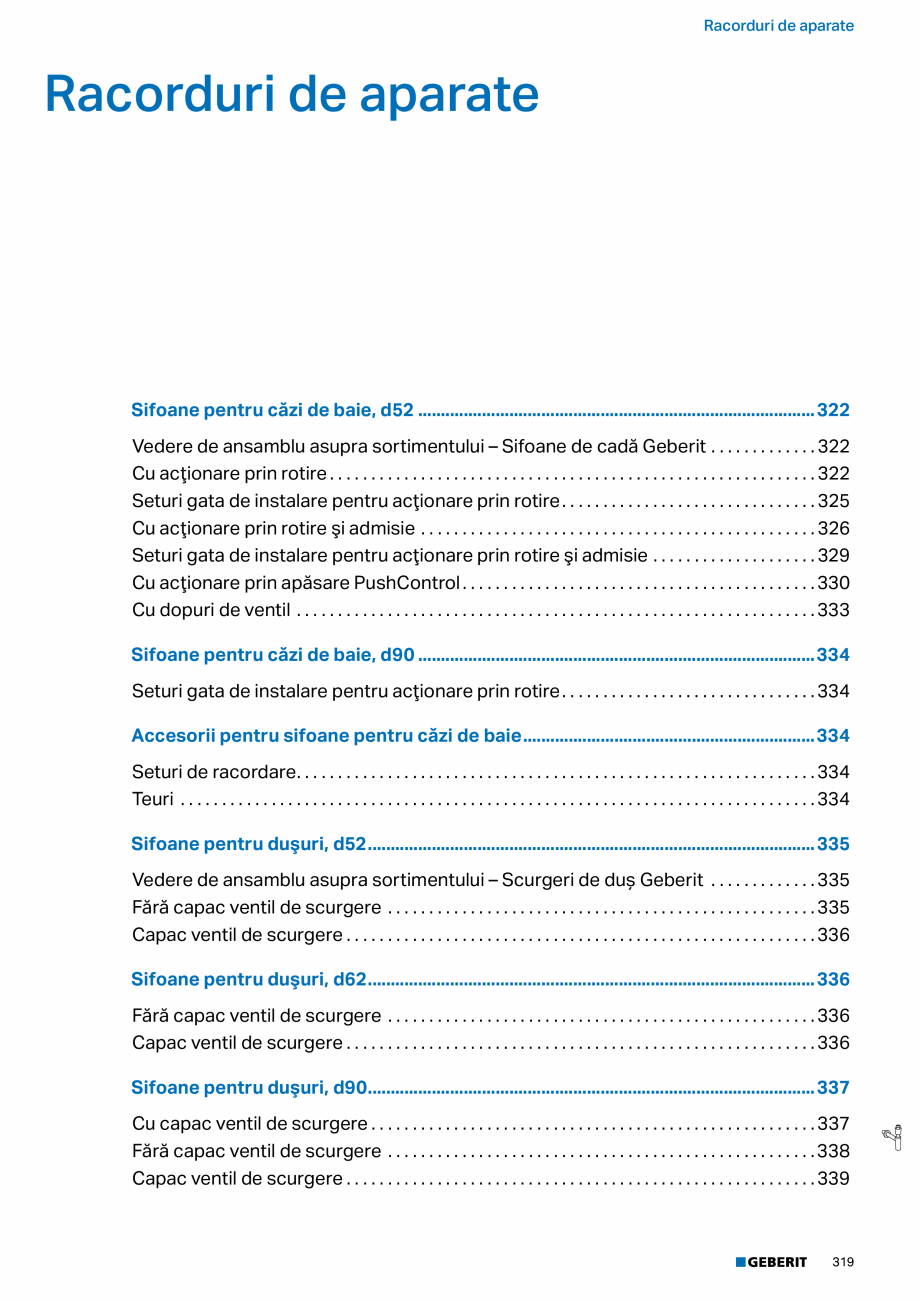 Pagina 318-Catalog GEBERIT - Sisteme sanitare - 2022  Catalog, brosura Romana la reţea de
1,8 m, pentru cutia ...