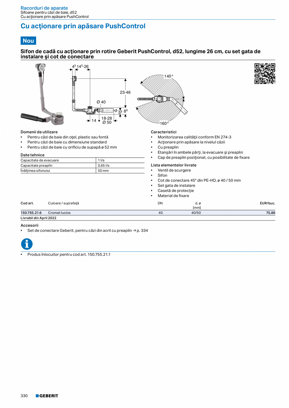 Pagina 329-Catalog GEBERIT - Sisteme sanitare - 2022  Catalog, brosura Romana P45

Tensiune nominală

85–240...