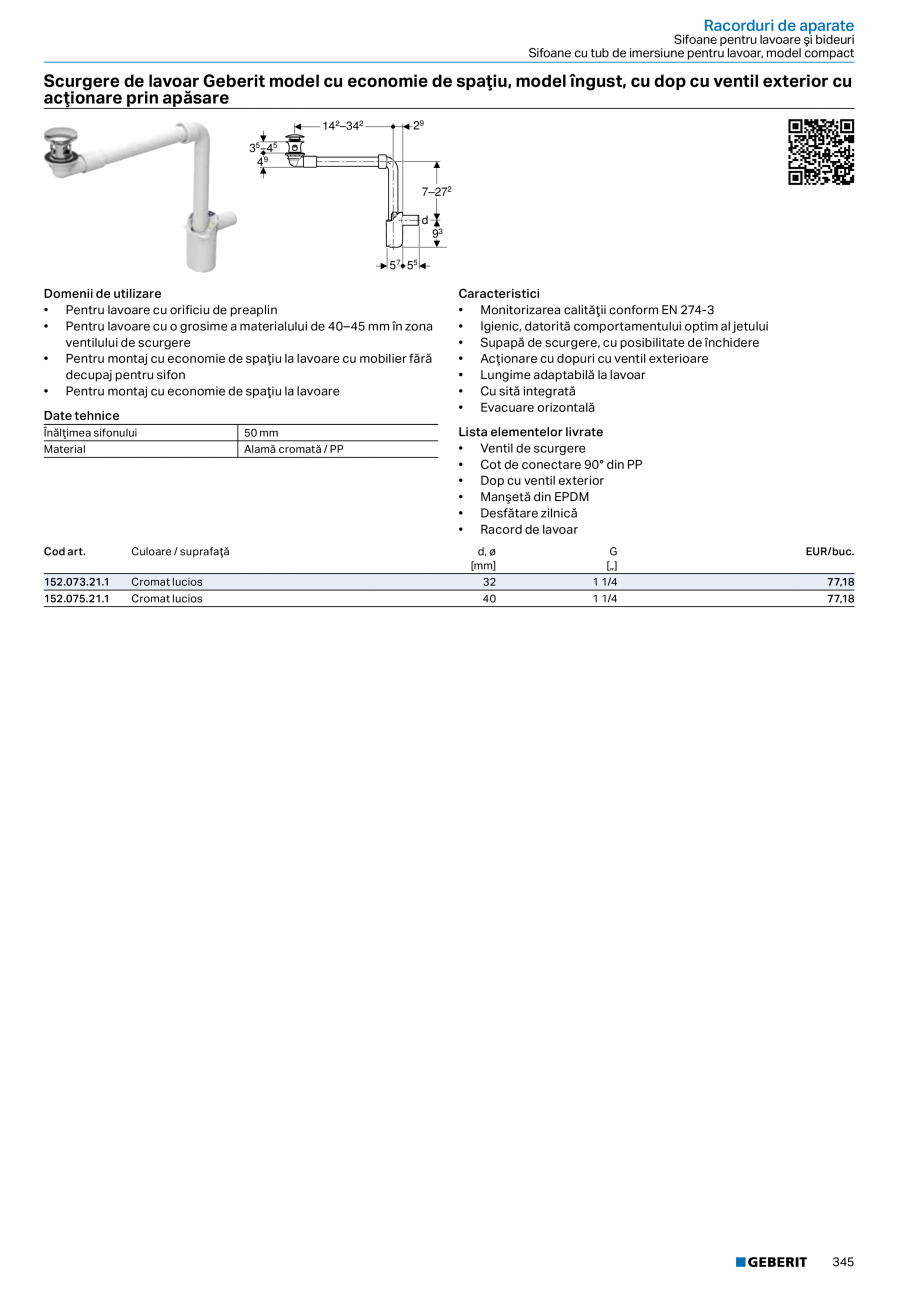 Pagina 344-Catalog GEBERIT - Sisteme sanitare - 2022  Catalog, brosura Romana at prin radio
7

%
+

Domenii de ...