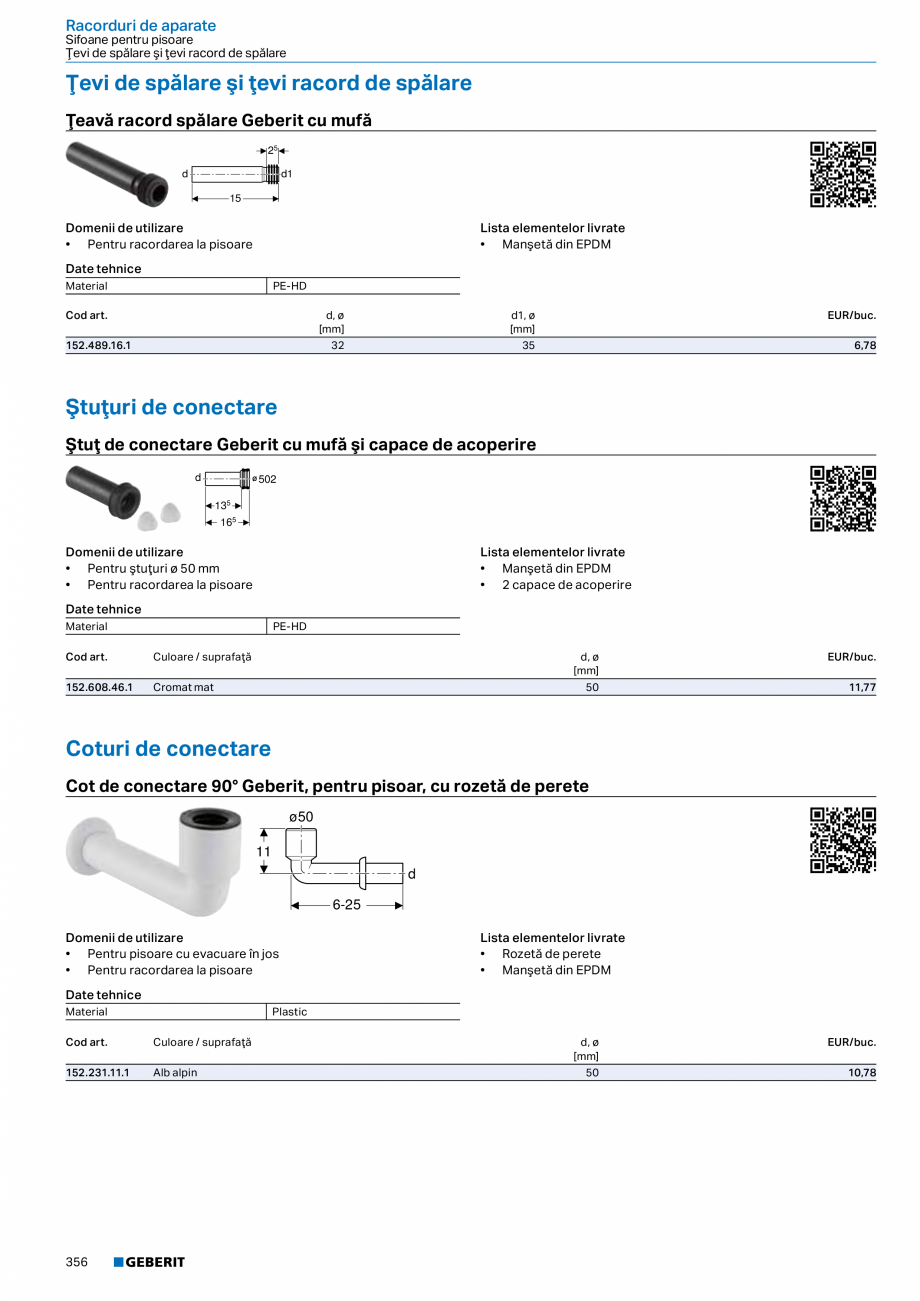 Pagina 355-Catalog GEBERIT - Sisteme sanitare - 2022  Catalog, brosura Romana 
Tensiune nominală

85–240 V...