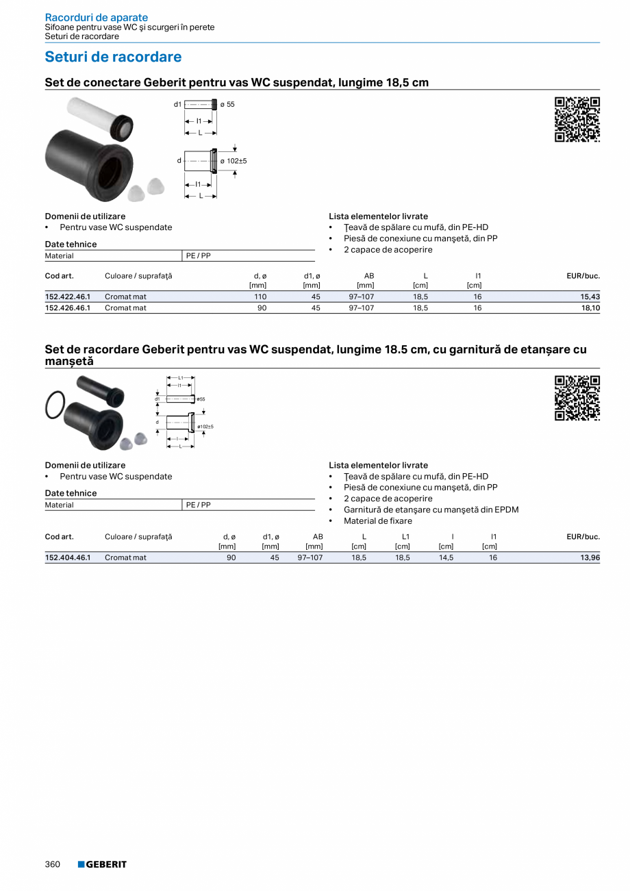 Pagina 359-Catalog GEBERIT - Sisteme sanitare - 2022  Catalog, brosura Romana t cu servomotor şi dispozitiv de...