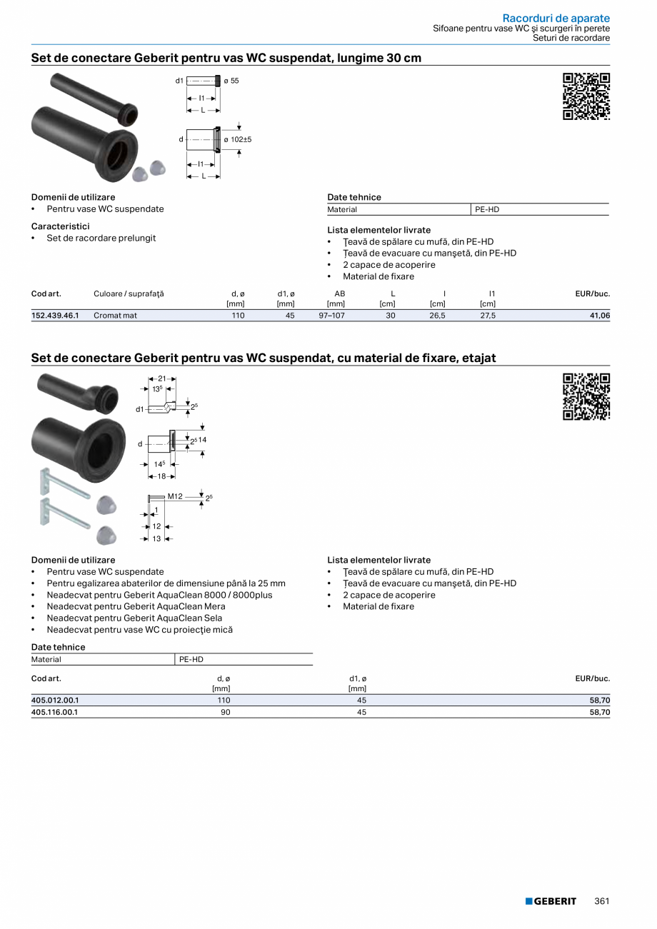 Pagina 360-Catalog GEBERIT - Sisteme sanitare - 2022  Catalog, brosura Romana j automat
• Recunoaşterea...