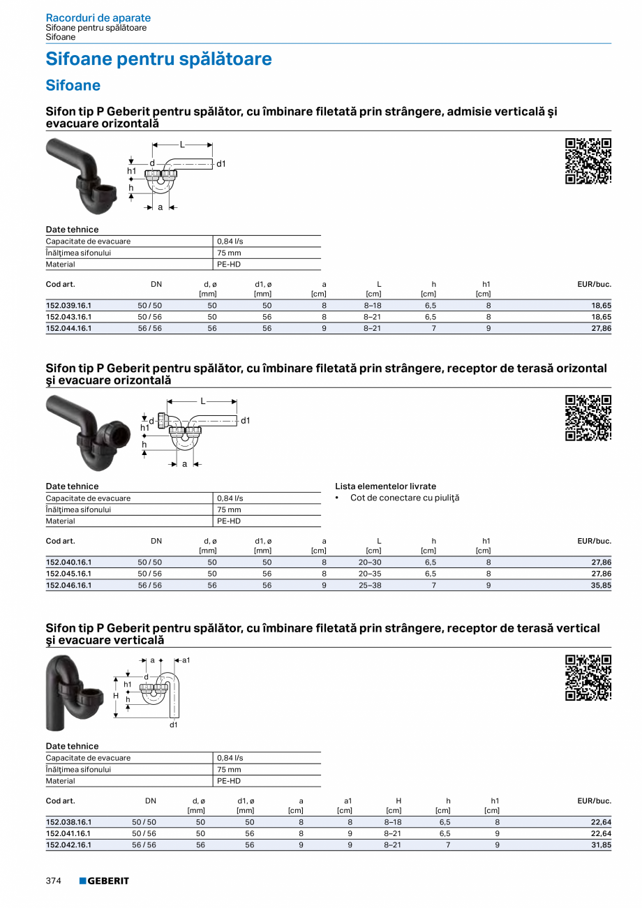 Pagina 373-Catalog GEBERIT - Sisteme sanitare - 2022  Catalog, brosura Romana ontate în compartiment închis...