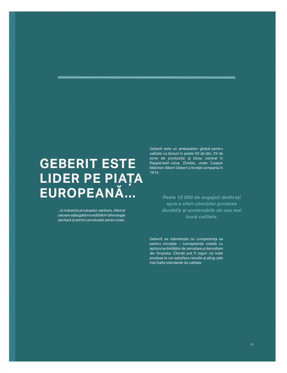 Pagina 7-Catalog GEBERIT - Colectii de baie - 2022  Catalog, brosura Romana % din ABS reciclat. Toate...