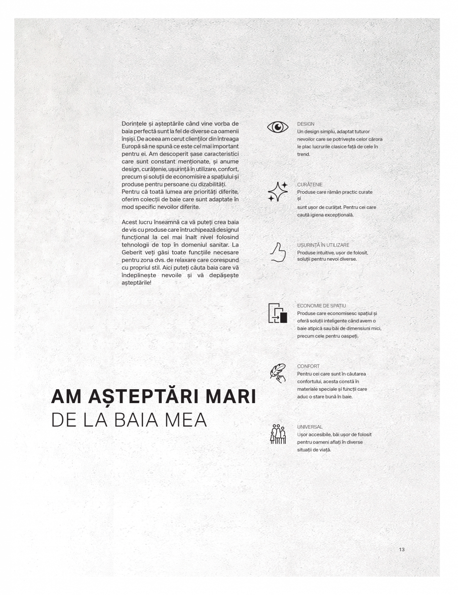 Pagina 9-Catalog GEBERIT - Colectii de baie - 2022  Catalog, brosura Romana ndrește cu competența sa...