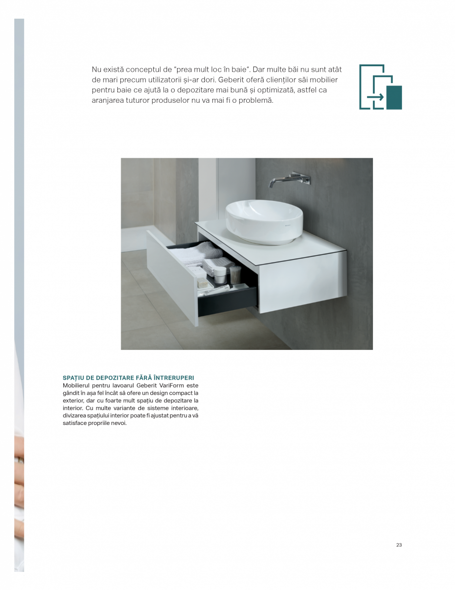 Pagina 19-Catalog GEBERIT - Colectii de baie - 2022  Catalog, brosura Romana Catalog de produse pentru baie
...
