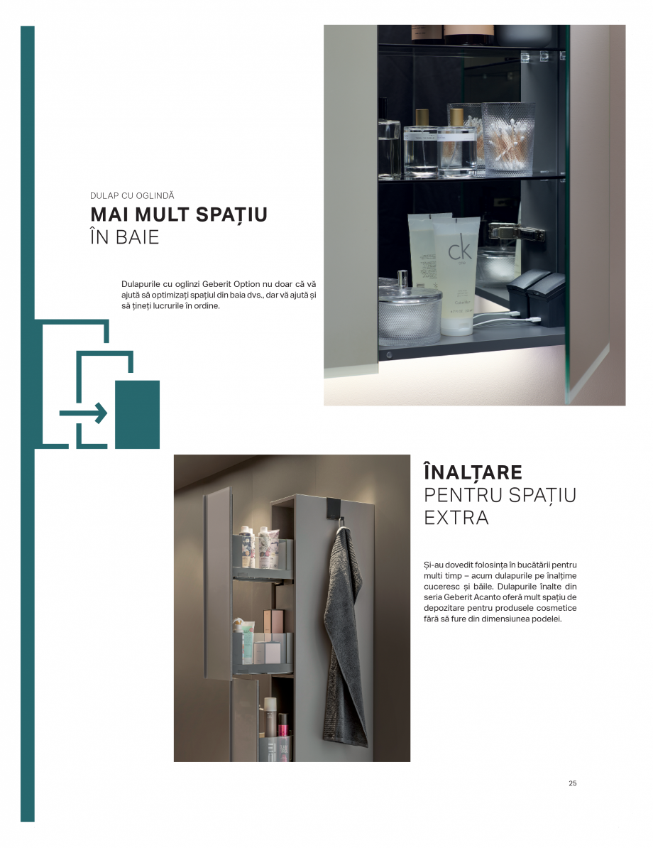 Pagina 21-Catalog GEBERIT - Colectii de baie - 2022  Catalog, brosura Romana l unui
senzor de proximitate.

28...