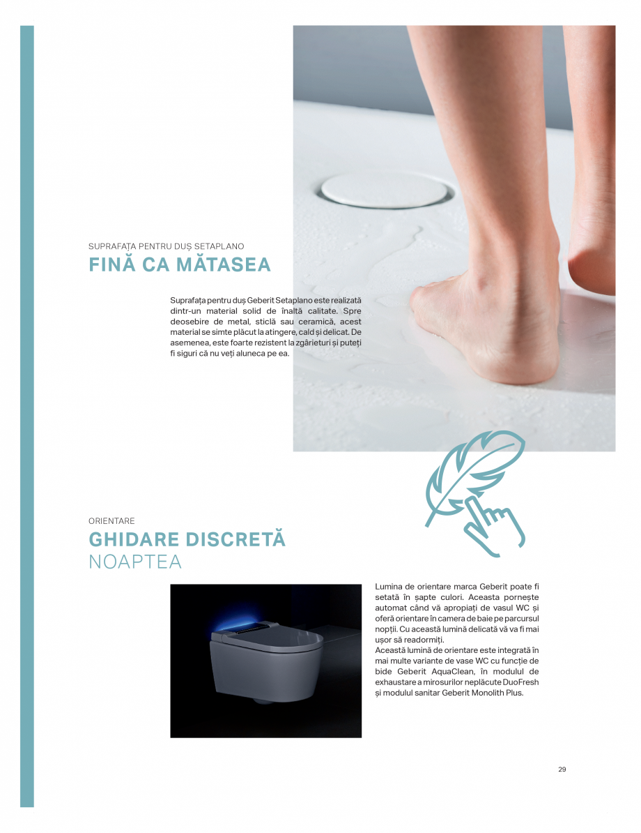 Pagina 25-Catalog GEBERIT - Colectii de baie - 2022  Catalog, brosura Romana  sanitară și
echipamente pentru...