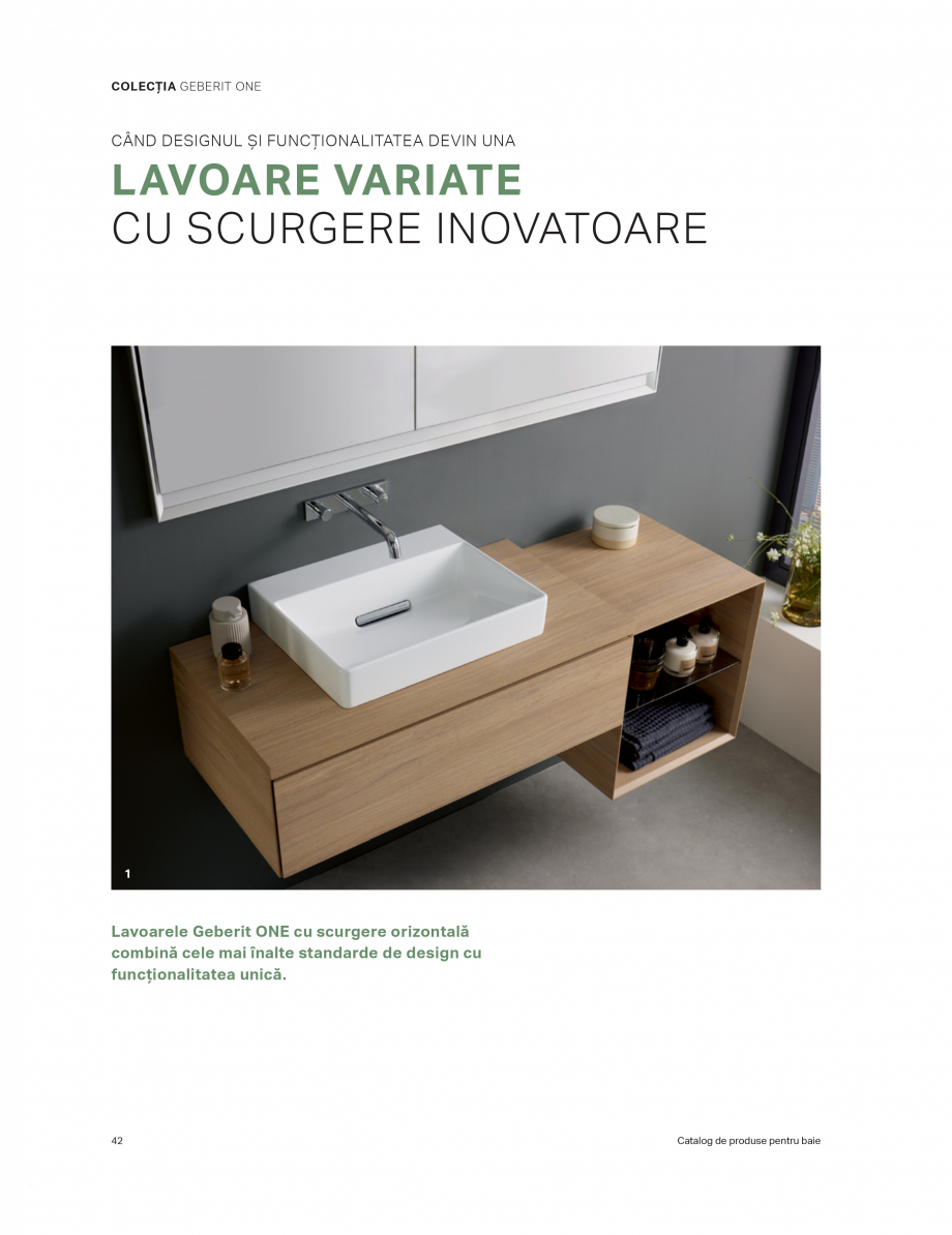 Pagina 38-Catalog GEBERIT - Colectii de baie - 2022  Catalog, brosura Romana rit. Lumina este
perfect...