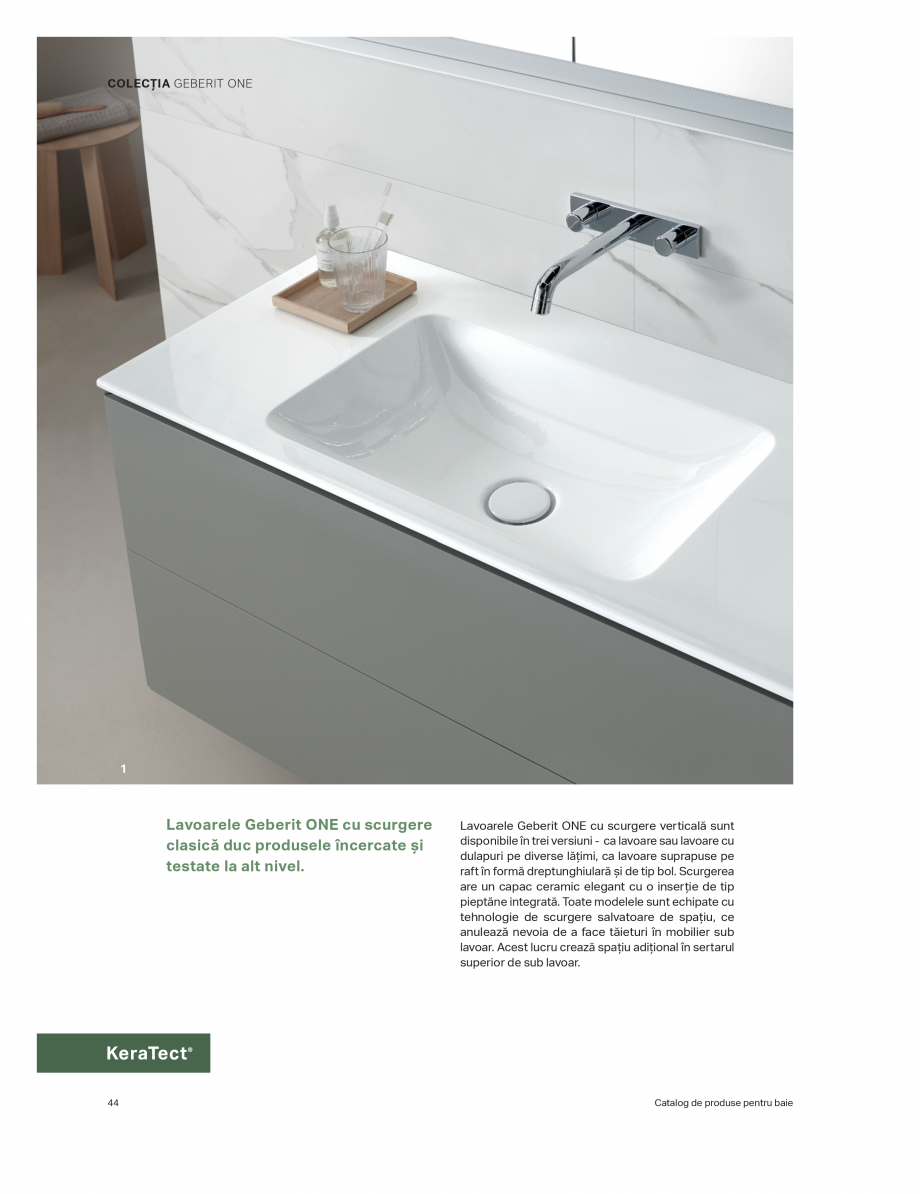 Pagina 40-Catalog GEBERIT - Colectii de baie - 2022  Catalog, brosura Romana ctate prin sisteme smartphone...