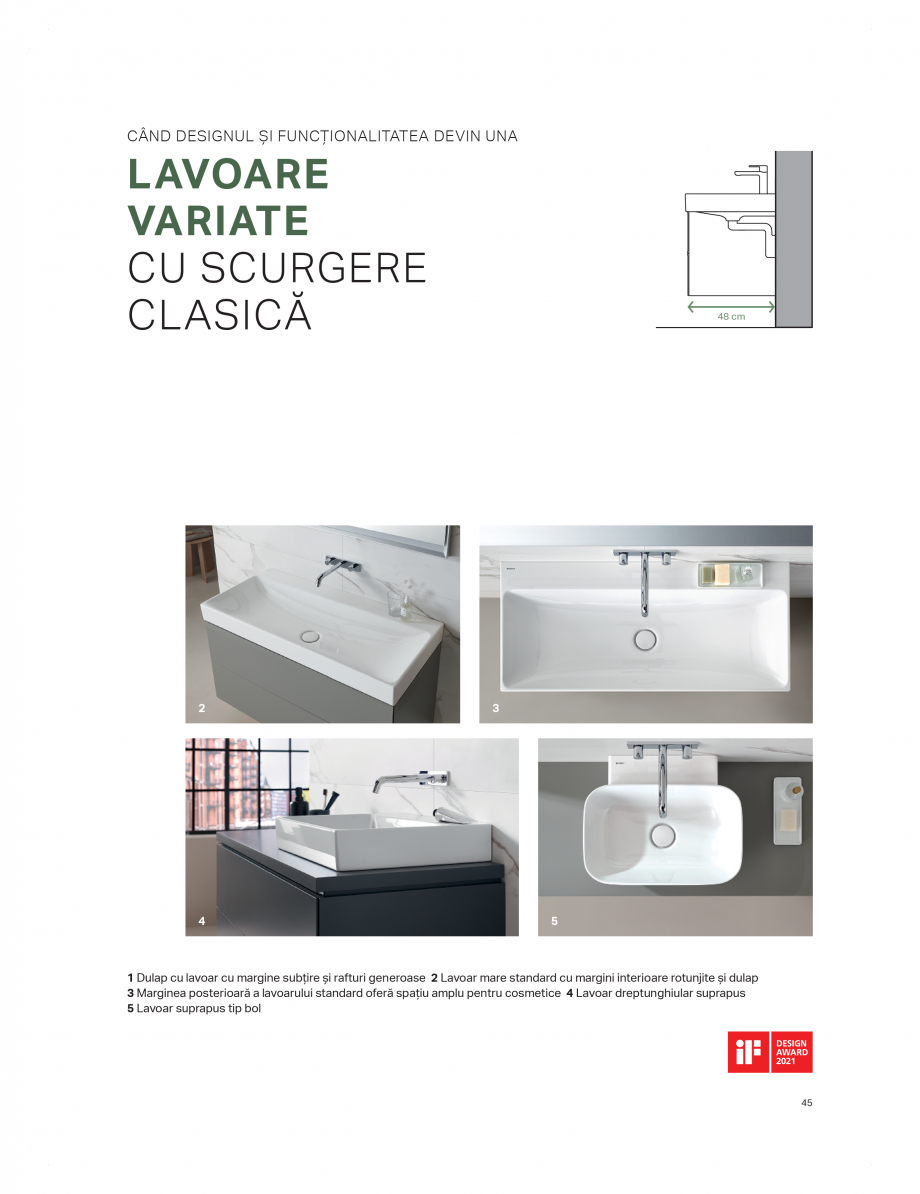 Pagina 41-Catalog GEBERIT - Colectii de baie - 2022  Catalog, brosura Romana 
Adâncime 15 cm

63

COLECȚIA ...