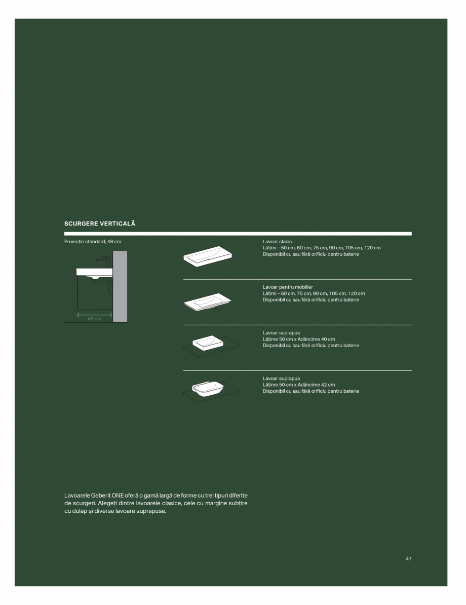 Pagina 43-Catalog GEBERIT - Colectii de baie - 2022  Catalog, brosura Romana tterio cu
lumină ambientală.
...