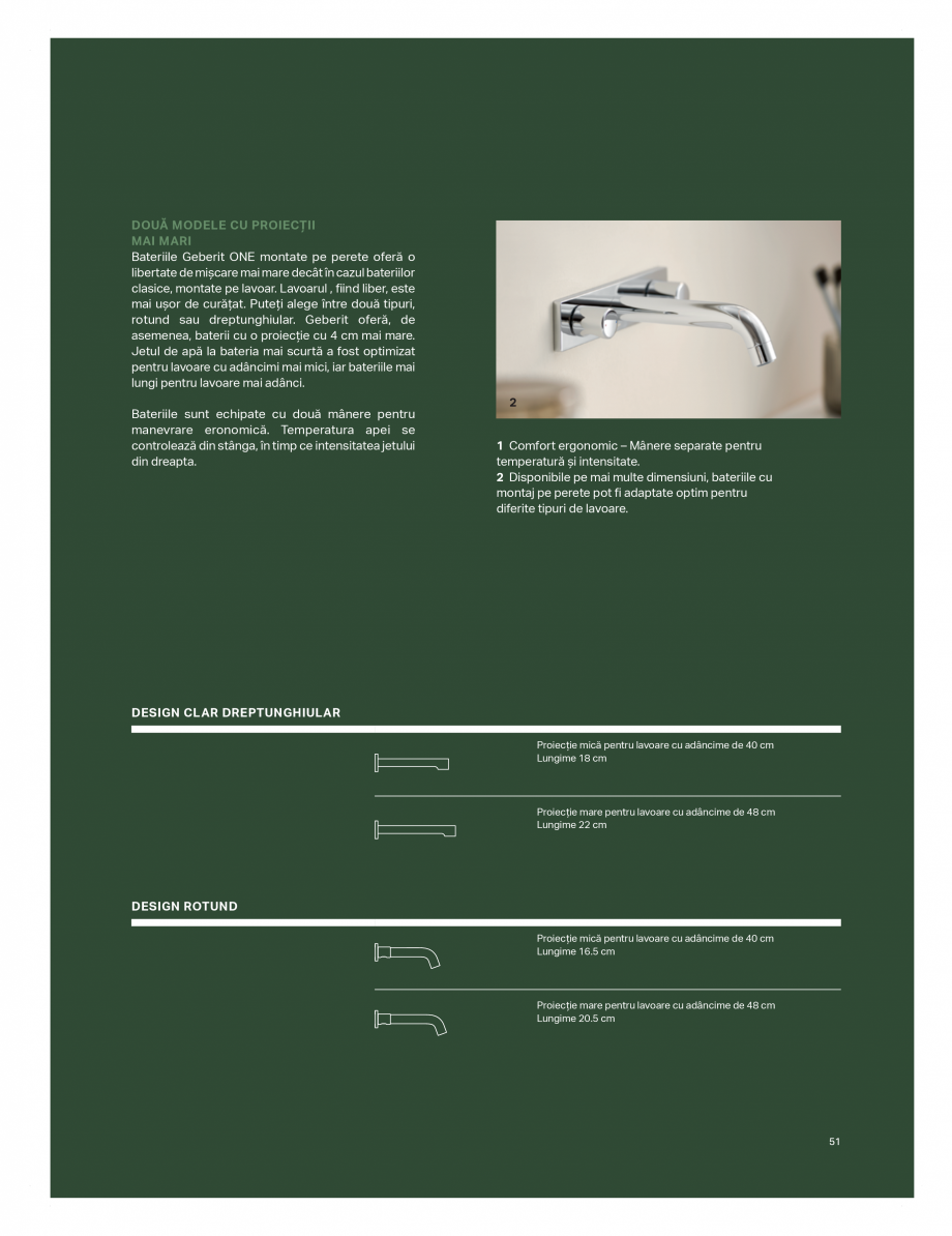 Pagina 47-Catalog GEBERIT - Colectii de baie - 2022  Catalog, brosura Romana din
cuva interioară a lavoarului...