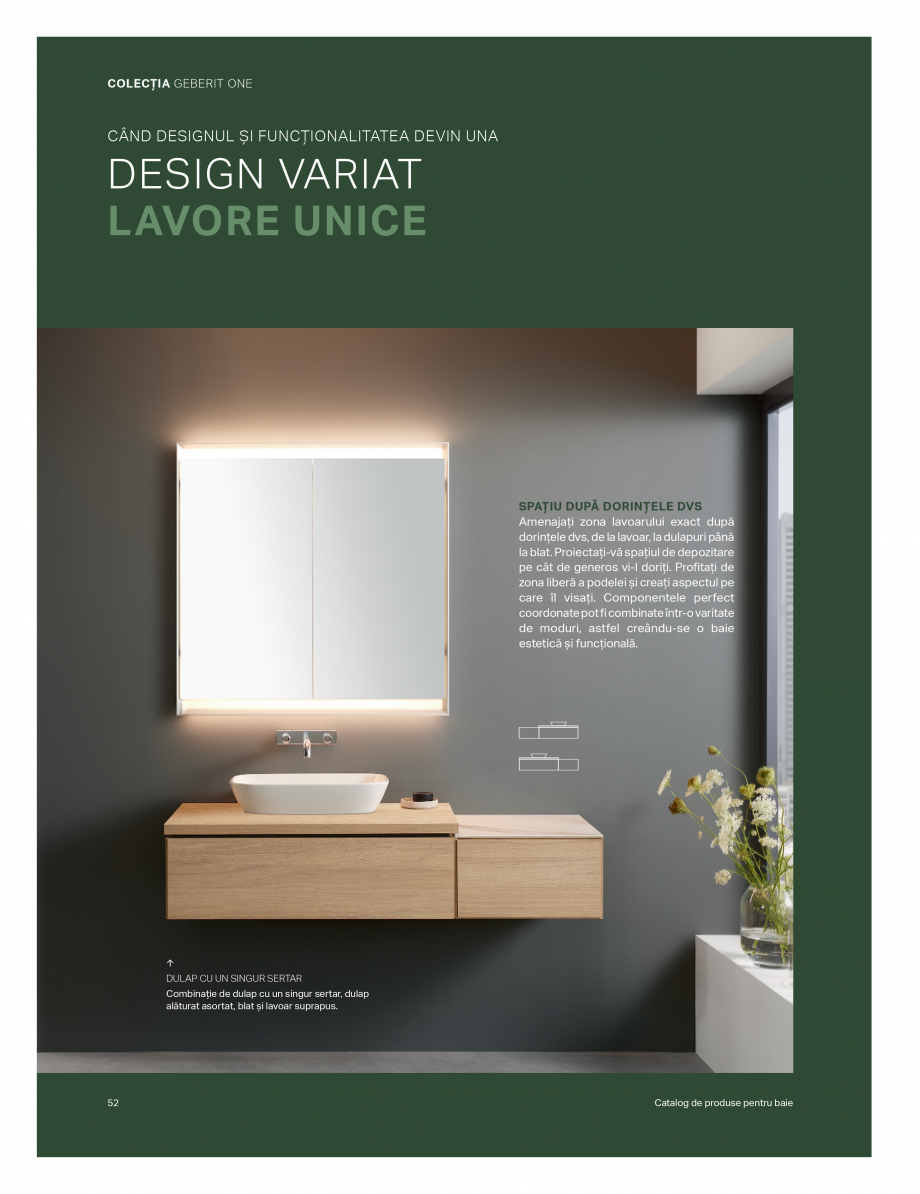 Pagina 48-Catalog GEBERIT - Colectii de baie - 2022  Catalog, brosura Romana enabile și
versatile în...