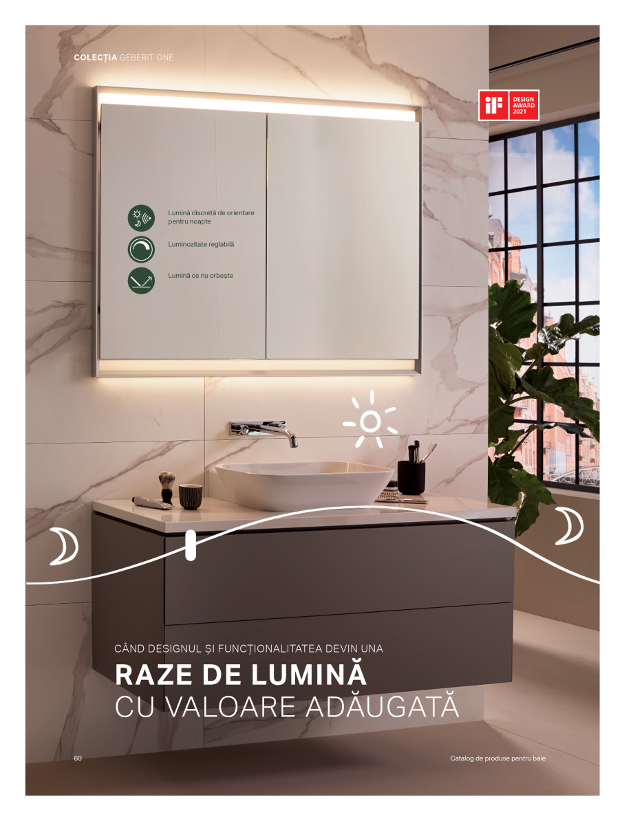 Pagina 56-Catalog GEBERIT - Colectii de baie - 2022  Catalog, brosura Romana resionează datorită
designului ...