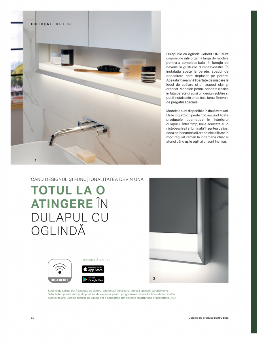 Pagina 58-Catalog GEBERIT - Colectii de baie - 2022  Catalog, brosura Romana chilibrat. Capacul WC este...