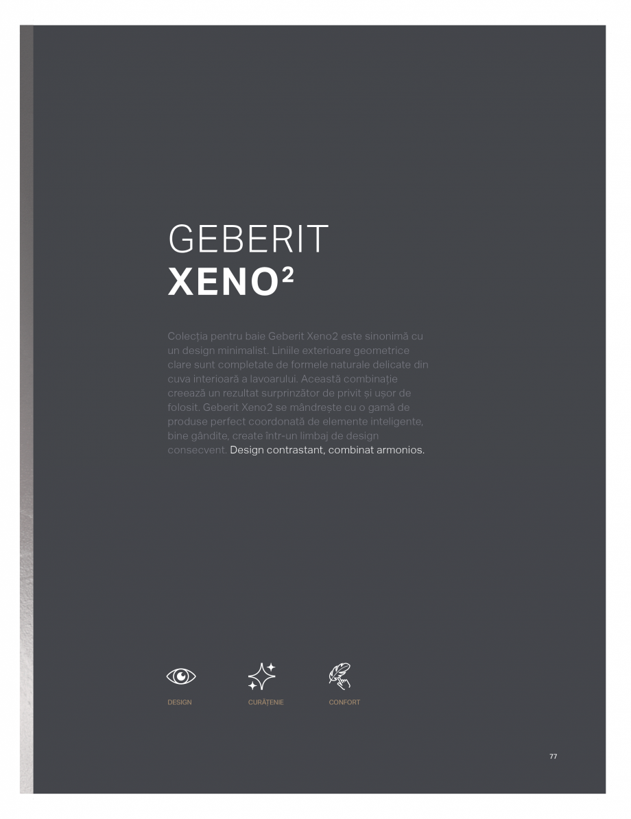 Pagina 73-Catalog GEBERIT - Colectii de baie - 2022  Catalog, brosura Romana 
LAVOAR GEBERIT VARIFORM

↑
...