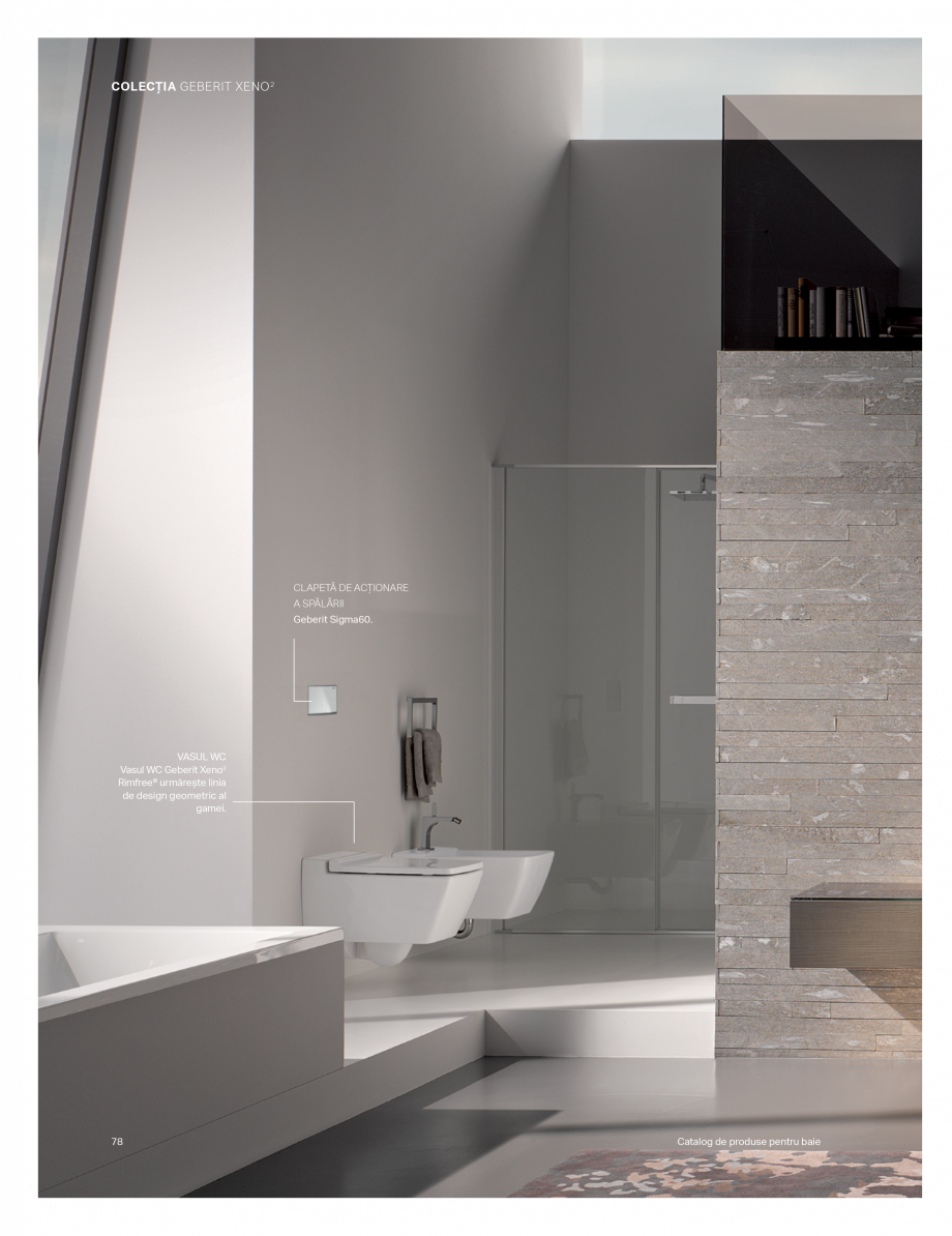 Pagina 74-Catalog GEBERIT - Colectii de baie - 2022  Catalog, brosura Romana  lumină zonei
lavoarului și...