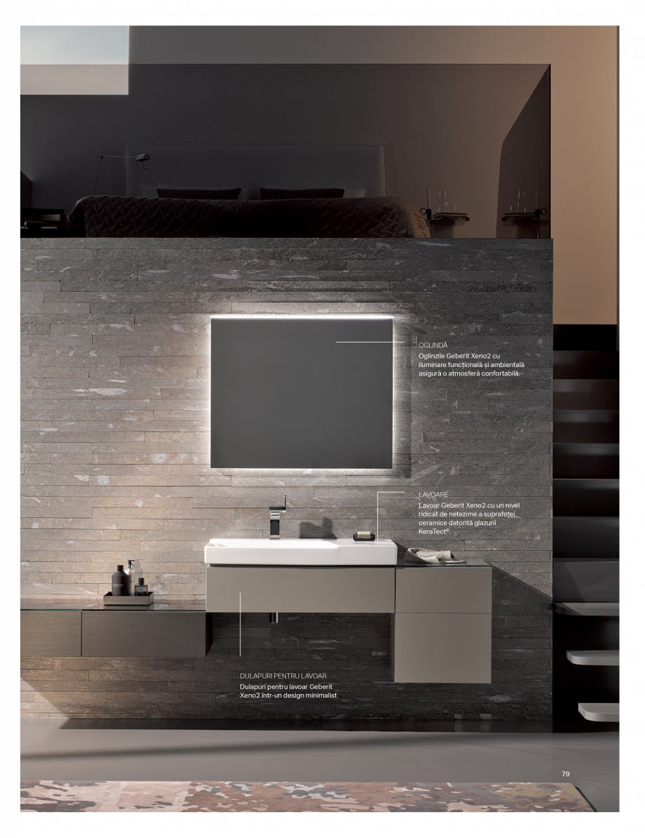 Pagina 75-Catalog GEBERIT - Colectii de baie - 2022  Catalog, brosura Romana i lejeritate băilor, chiar
și...