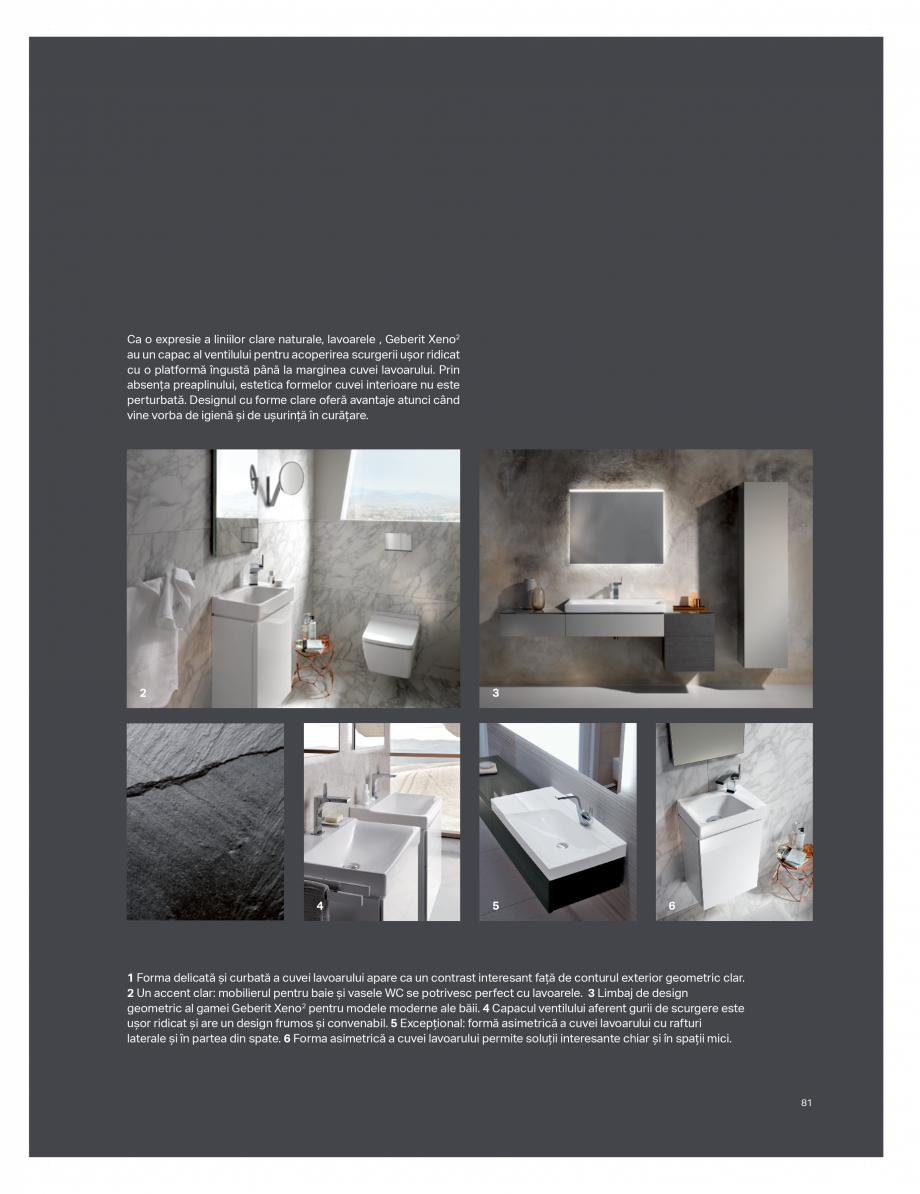 Pagina 77-Catalog GEBERIT - Colectii de baie - 2022  Catalog, brosura Romana metric. 5 O gamă largă de...