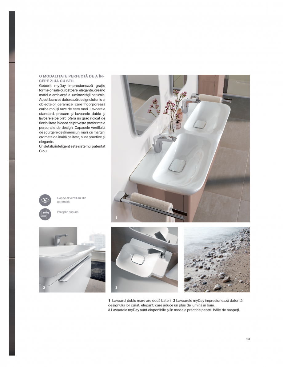 Pagina 89-Catalog GEBERIT - Colectii de baie - 2022  Catalog, brosura Romana  CU OGLINZI GEBERIT OPTION AND...
