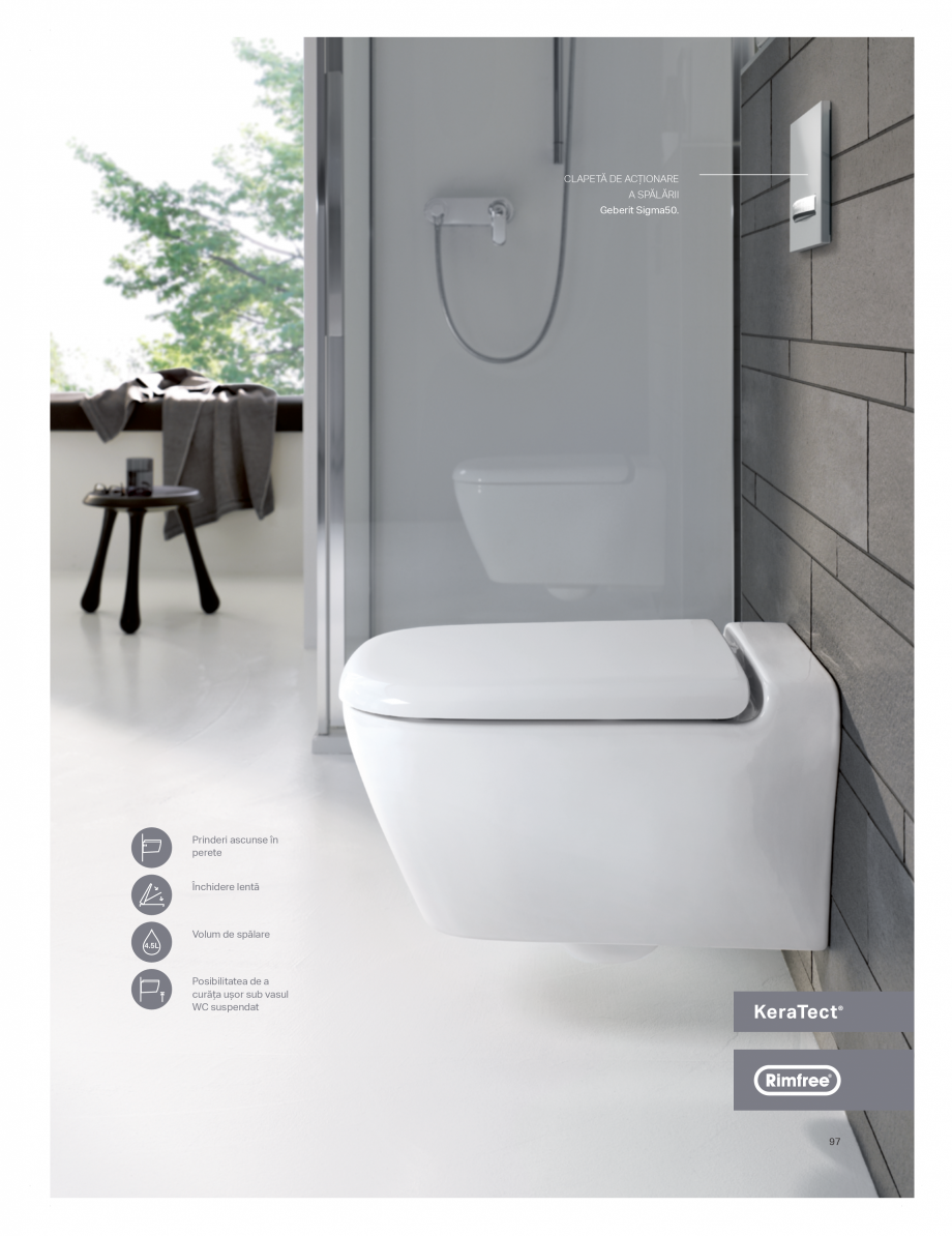 Pagina 93-Catalog GEBERIT - Colectii de baie - 2022  Catalog, brosura Romana relaxare într-o baie caldă?...