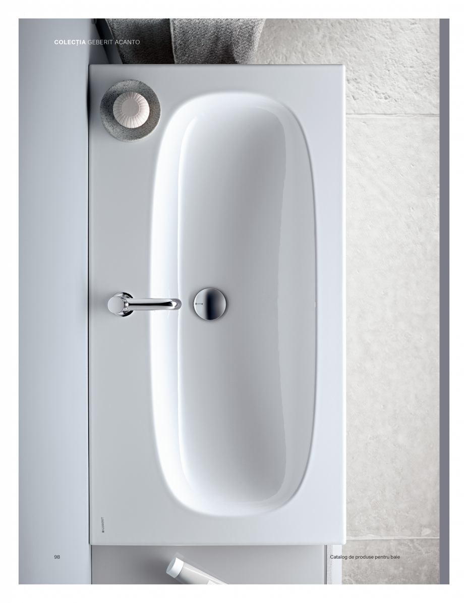 Pagina 94-Catalog GEBERIT - Colectii de baie - 2022  Catalog, brosura Romana CEREA ÎMBĂIERII CU STIL...