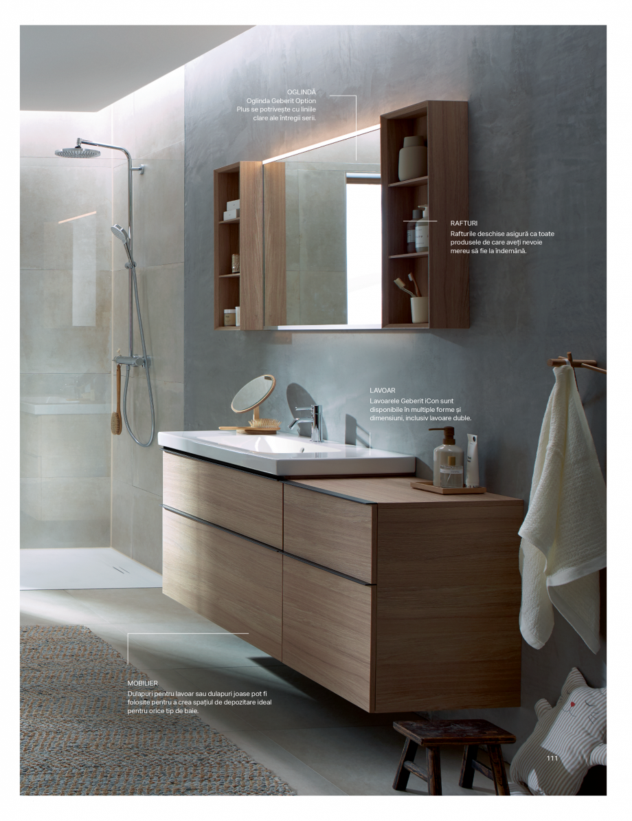 Pagina 107-Catalog GEBERIT - Colectii de baie - 2022  Catalog, brosura Romana  ceramice instalate anterior.
...