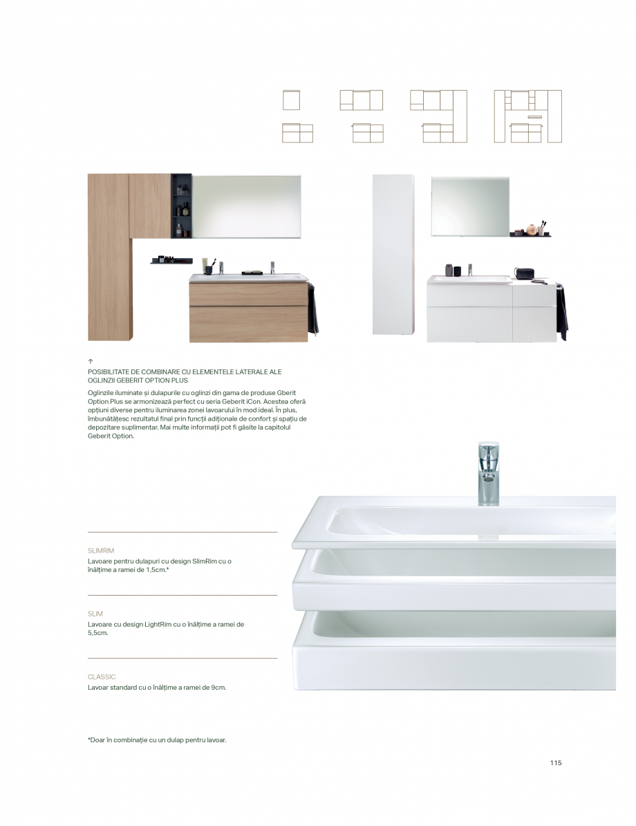 Pagina 111-Catalog GEBERIT - Colectii de baie - 2022  Catalog, brosura Romana ate în fața rezervorului...