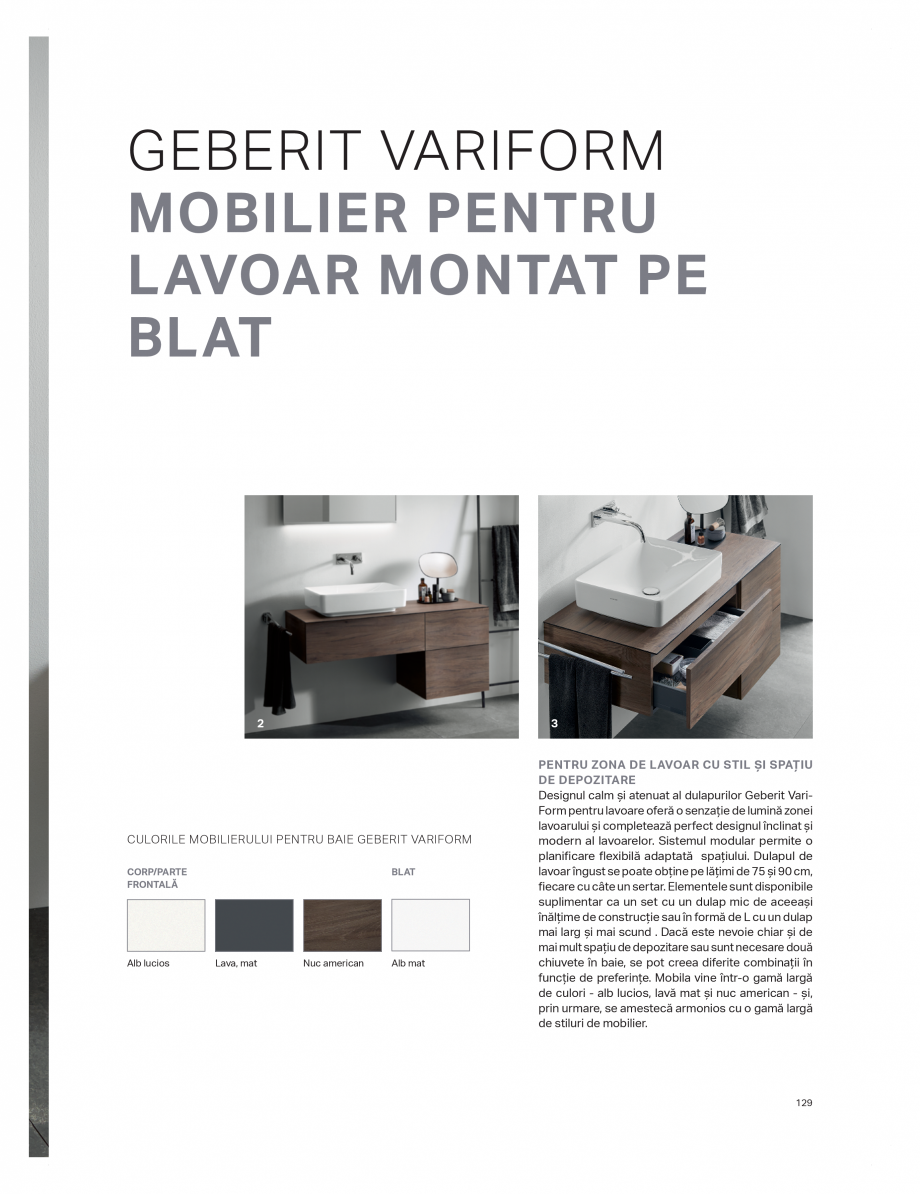 Pagina 125-Catalog GEBERIT - Colectii de baie - 2022  Catalog, brosura Romana 