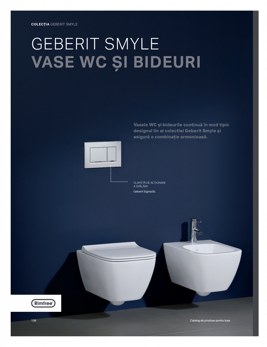 Pagina 134-Catalog GEBERIT - Colectii de baie - 2022  Catalog, brosura Romana 