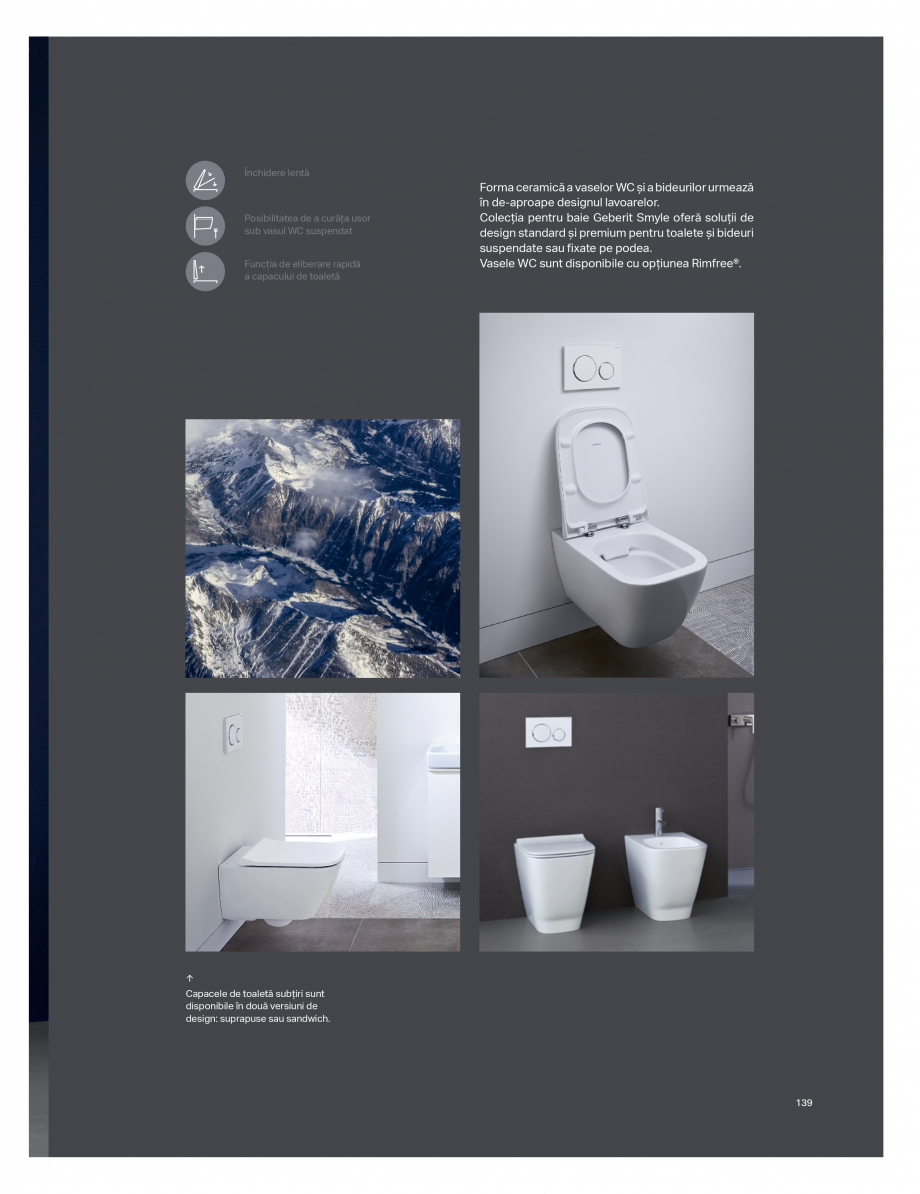 Pagina 135-Catalog GEBERIT - Colectii de baie - 2022  Catalog, brosura Romana 