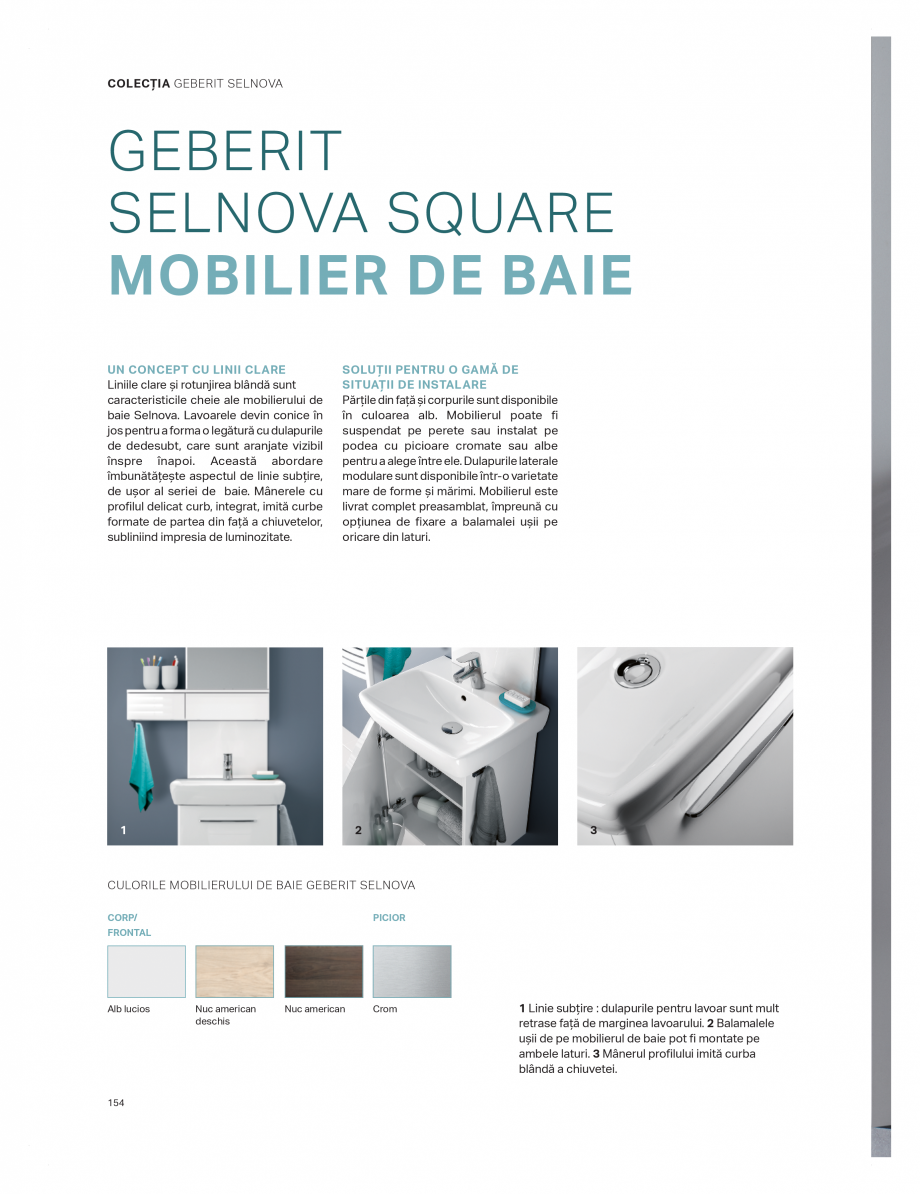 Pagina 150-Catalog GEBERIT - Colectii de baie - 2022  Catalog, brosura Romana 