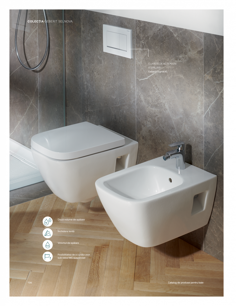 Pagina 152-Catalog GEBERIT - Colectii de baie - 2022  Catalog, brosura Romana 