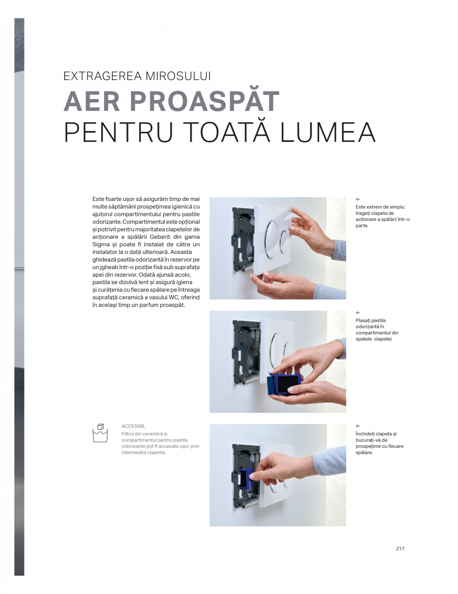 Pagina 213-Catalog GEBERIT - Colectii de baie - 2022  Catalog, brosura Romana 