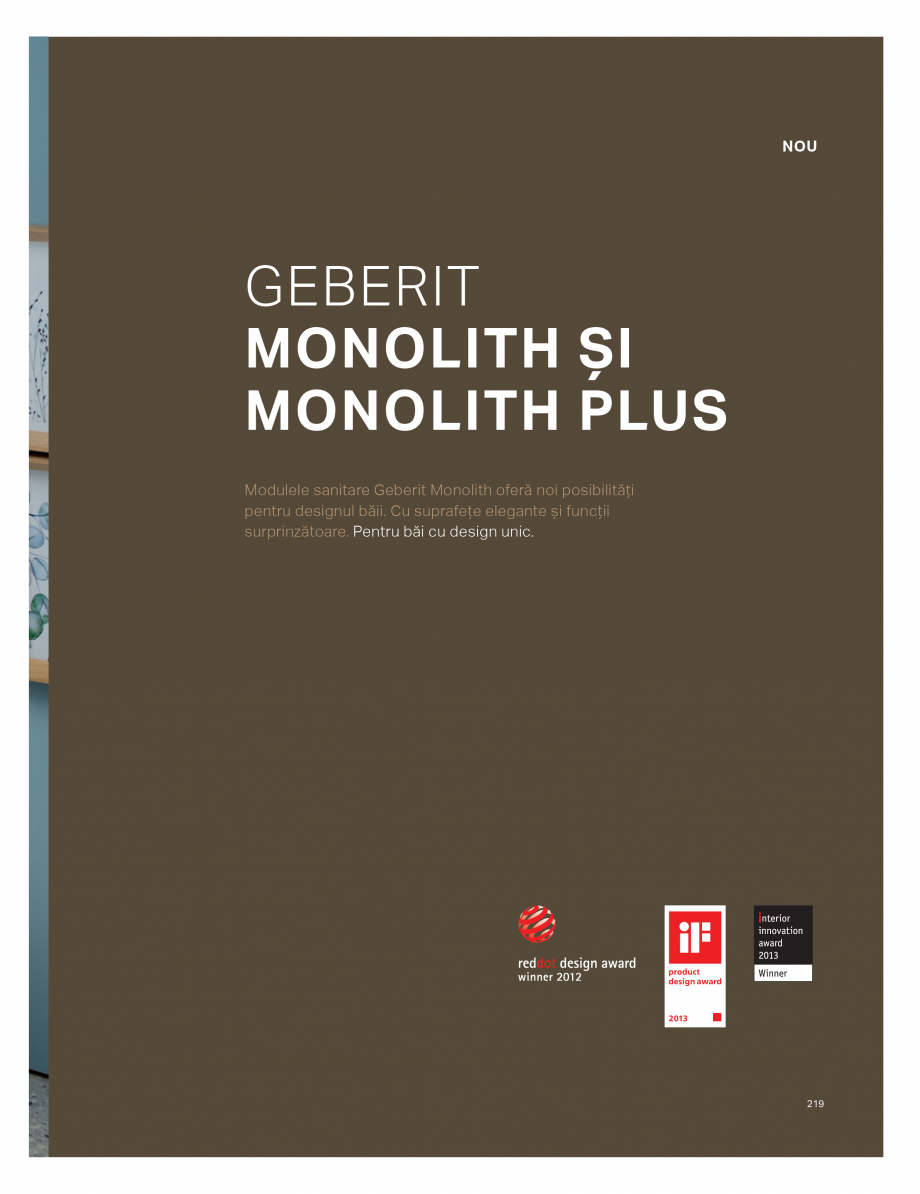 Pagina 215-Catalog GEBERIT - Colectii de baie - 2022  Catalog, brosura Romana 
