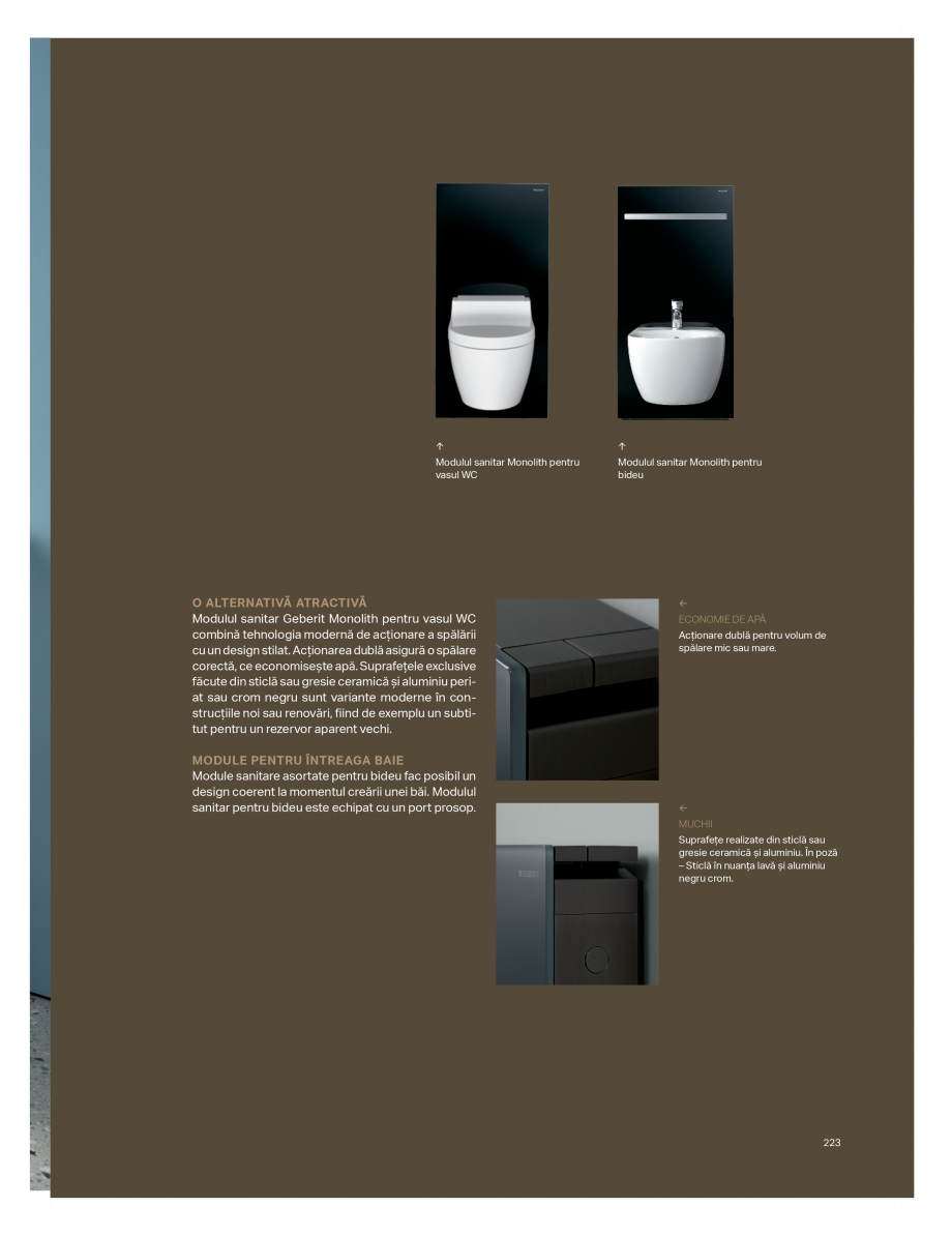 Pagina 219-Catalog GEBERIT - Colectii de baie - 2022  Catalog, brosura Romana 